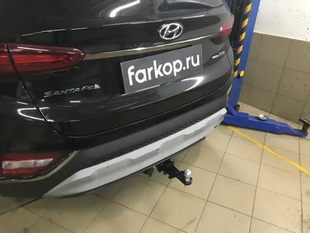 Фаркоп Лидер Плюс для Hyundai Santa Fe 2018-2022 Арт. H230-E H230-E в Оренбург