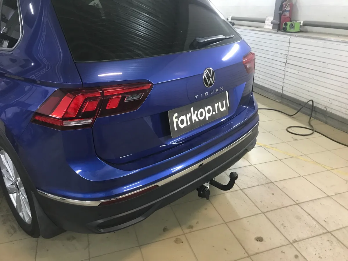 Фаркоп Лидер Плюс для Volkswagen Tiguan 2017- V123-A в Оренбург Фаркоп Лидер Плюс для Volkswagen Tiguan 2017- V123-A в Оренбург
