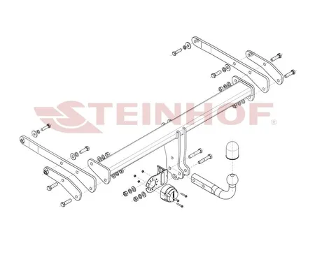 Фаркоп Steinhof для Audi Q5 2026- A-111 в Оренбург