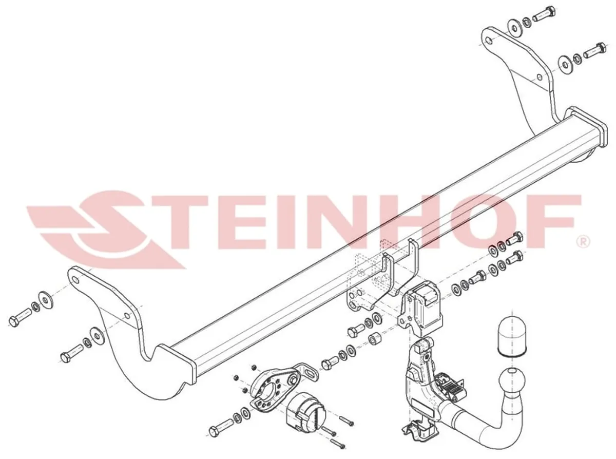 Фаркоп Steinhof для Lexus RX 2022- Арт. L-176 L-176 в Оренбург