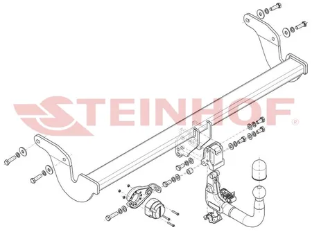 Фаркоп Steinhof для Lexus RX 2022- Арт. L-176 L-176 в Оренбург