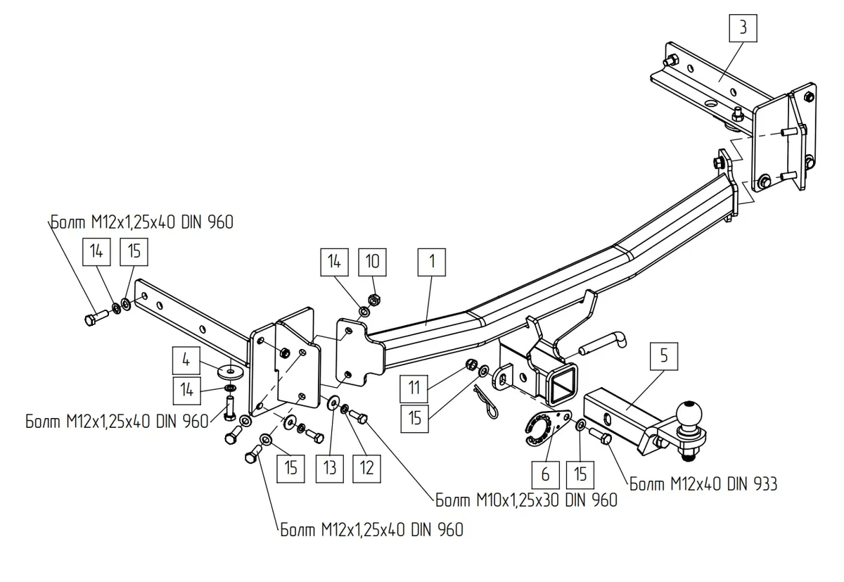 Фаркоп TowRus для LiXiang L6 2024- Арт. 288194 288194 в Оренбург Фаркоп TowRus для LiXiang L6 2024- Арт. 288194 288194 в Оренбург