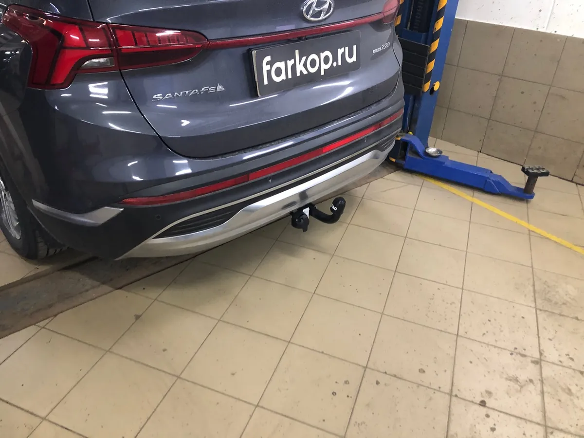 Фаркоп Oris для Hyundai Santa Fe 2020-2024 6768-A в Оренбург
